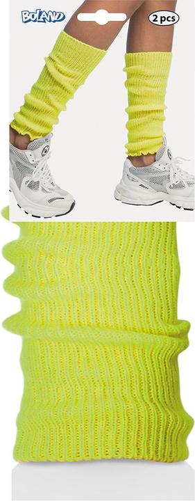 Actual product image Boland Leg warmers neon yellow 1 pair (One size)