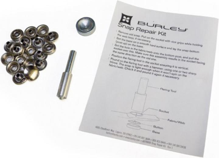Actual product image Burley Push button set for Travoy covering