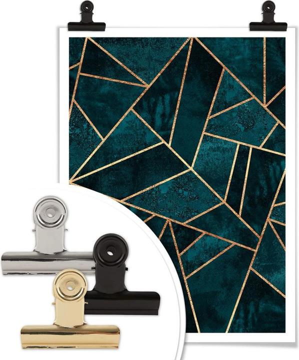 Produktbild Trenddeko Blau-grüner Edelstein (80 x 100 cm)