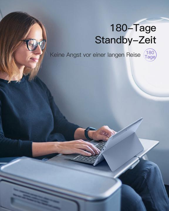 Produktbild Inateck Keyboard Surface 02028 gray (KB02028 gray) (DE, Kabellos)