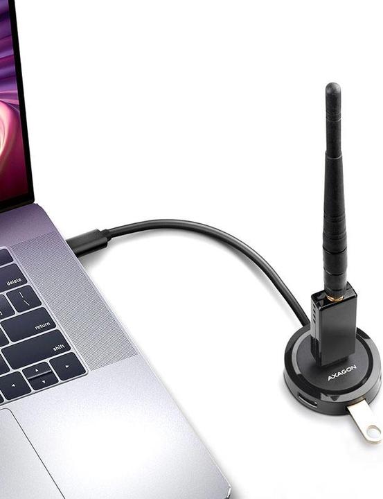 Produktbild Axagon HUE-P1C 4x USB 3.2 Gen 1, runder Hub, 30 cm USB-A-Kabel (USB-C, 4 Ports)
