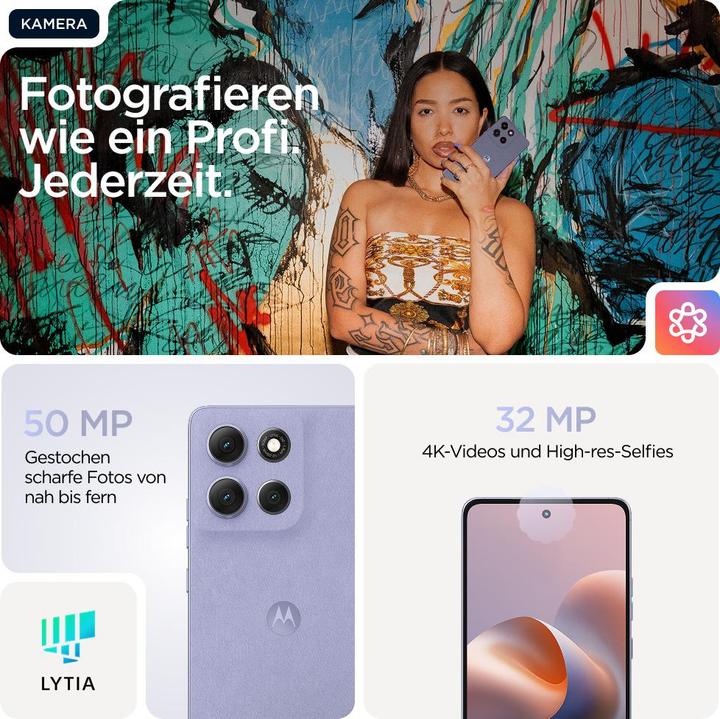 Produktbild Motorola MOTO G86 8/256GB (256 GB, Cosmic Sky, 6.67", Dual SIM, 50 Mpx, 5G)