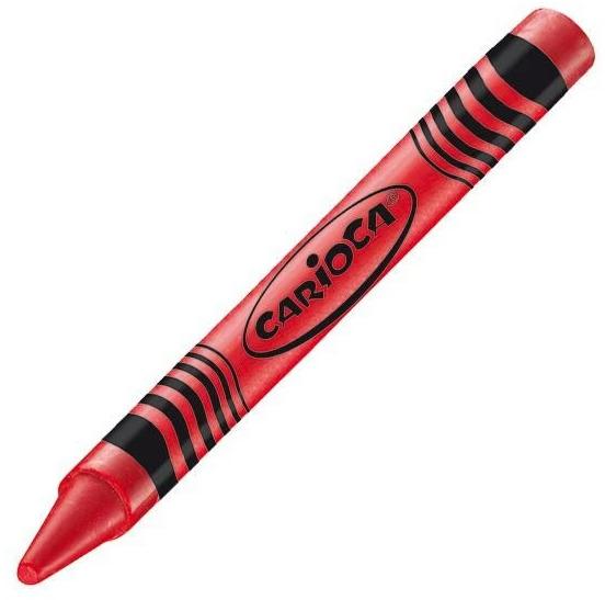 Immagine prodotto Carioca Pastello a cera Ø 8 mm, 24 pezzi, Multicolore (Multicolore, 24 x)