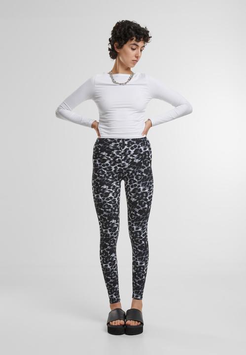 Actual product image Urban Classics Ladies Soft AOP Leggings (4XL)