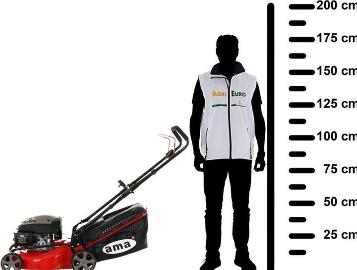 Produktbild TRX 421 Rasenmäher zum Schieben 3in1 Fangkorb, Heckauswurf, Mulchen (Benzinbetrieb)