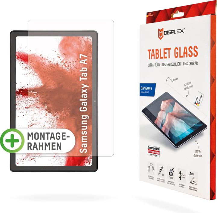 Displex Tablet Glass, Tablet Schutzglas (1 Pezzo/i, Galaxy tab A7)