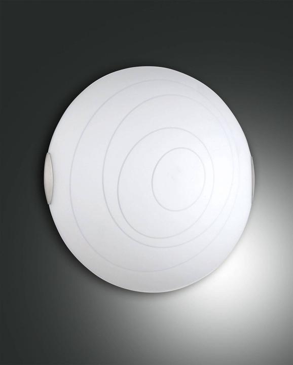 Immagine prodotto Fabas Luce Plafoniera Kent in bianco e nichel satinato E27 400mm (E27)