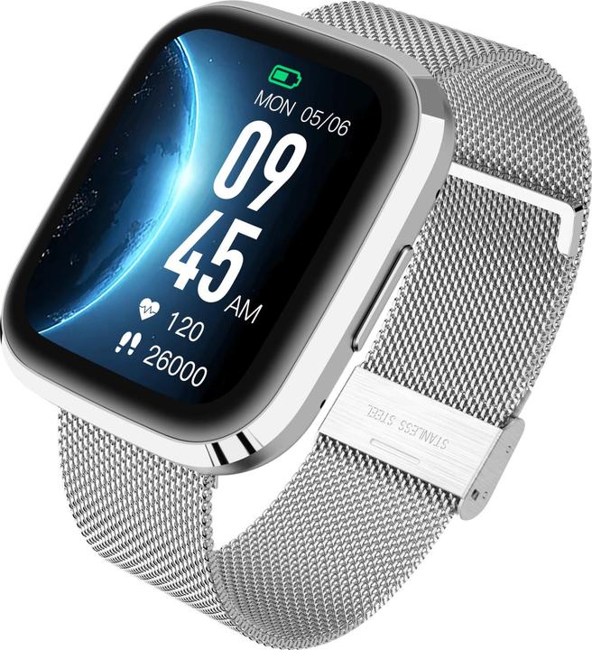 Garett Smartwatch GRC STYLE Silver steel (1886 mm)