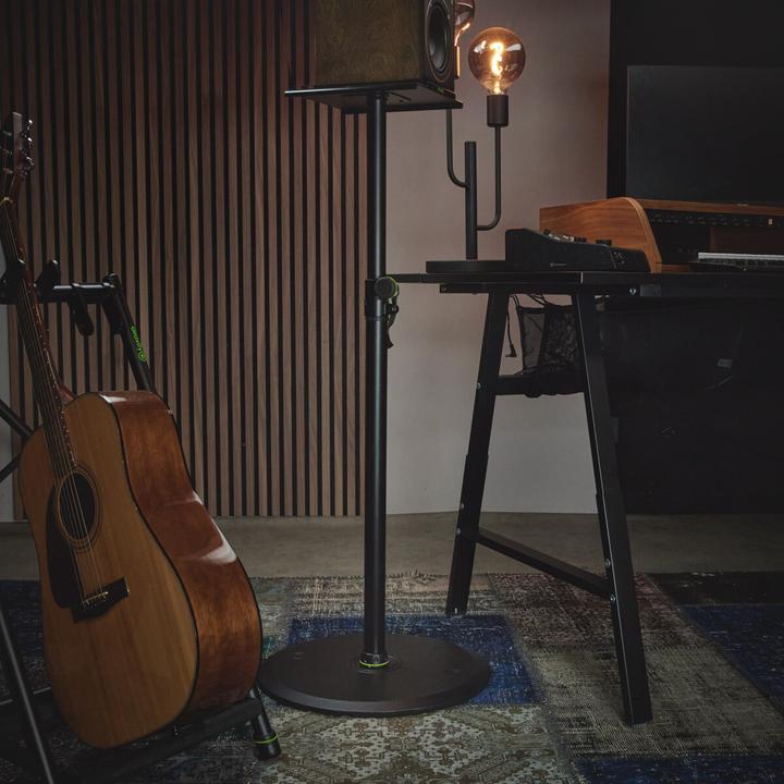 Actual product image Gravity SP 3202 LR B - Studio monitor stand with large round base (1 pcs., Stand, Height-adjustable)