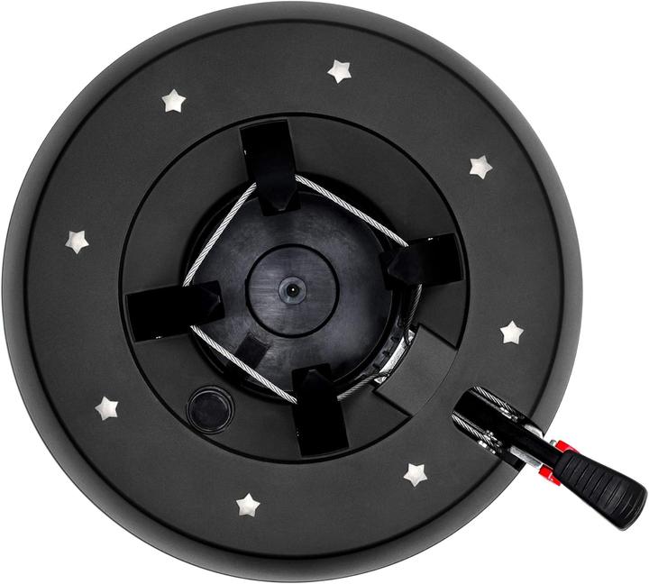 Actual product image Neutral Christmas tree stand by F-H-S, Start 3, colour anthracite, model 2020, for tree height up to