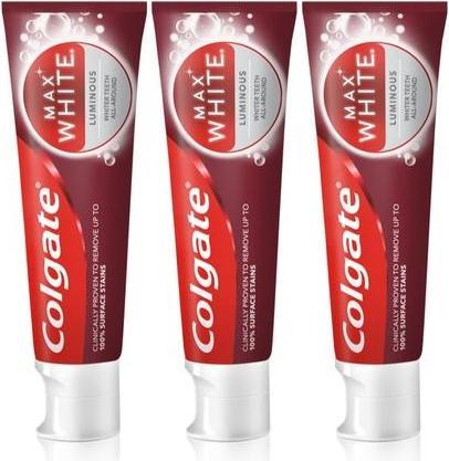 Produktbild Colgate Whitening toothpaste Max White Luminous 3 x 75 ml (75 ml)