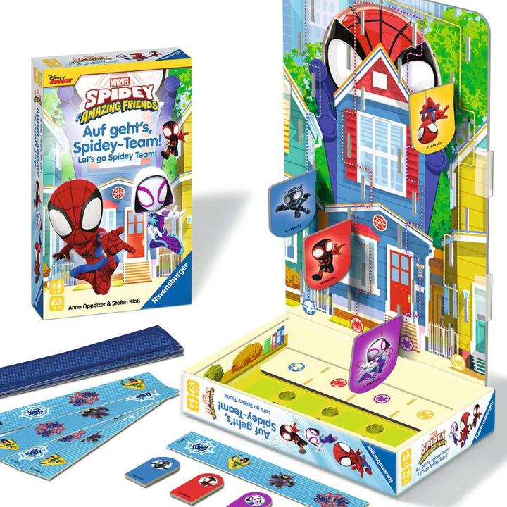 Actual product image Ravensburger Spidey and his Amazing Friends - Let's go, Spidey team! - 22594 - Bring along game for (Multilingual)
