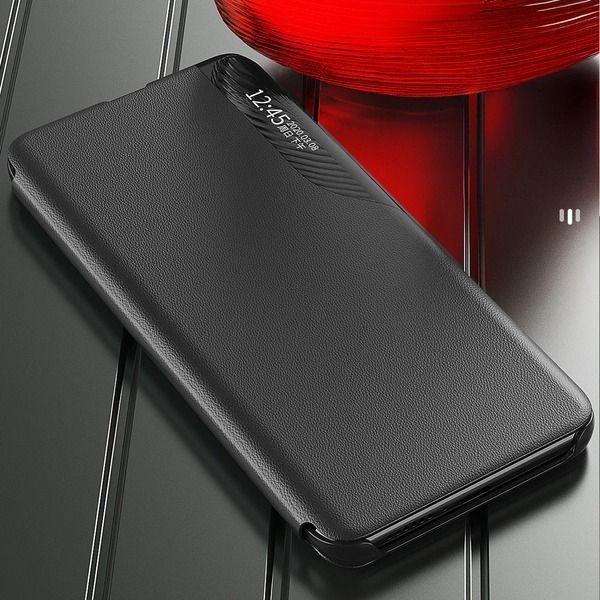 Actual product image Hurtel Eco Leather View Case (Samsung Galaxy S25 Ultra)