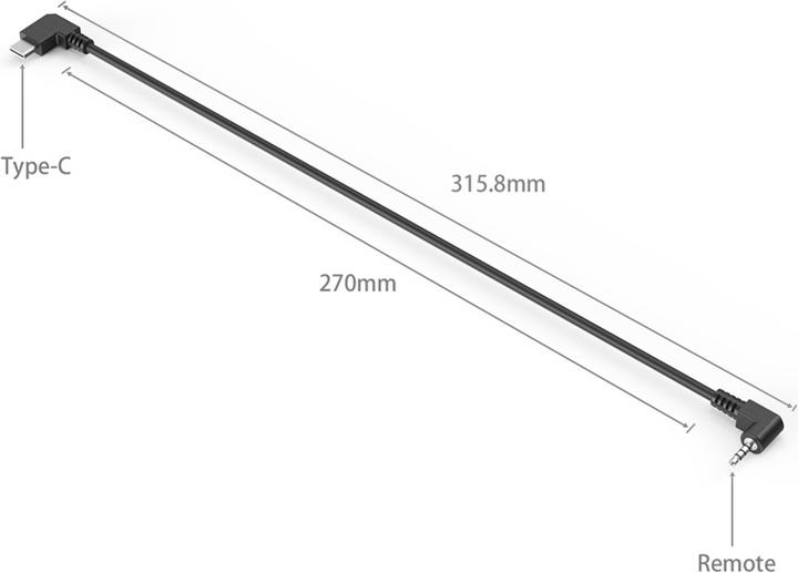 Image du produit SmallRig Panasonic Remote-Camera Control Cable (Remote to Type C) for Control Handle 2970