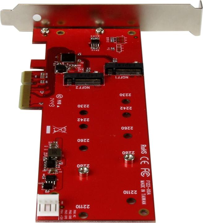 Produktbild StarTech 2X M.2 SSD CONTROLLER - PCIE