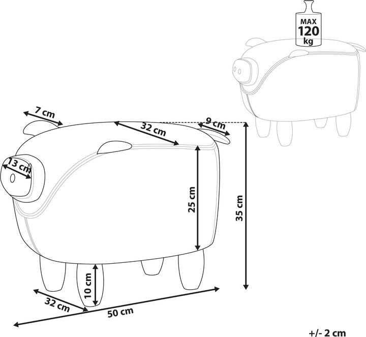 Actual product image Beliani Piggy