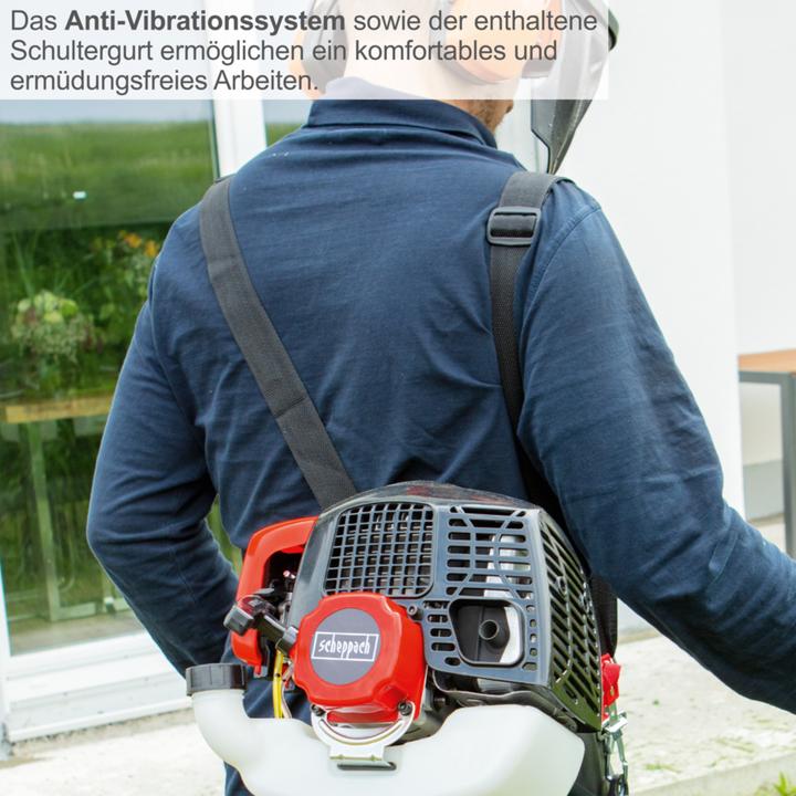 Actual product image Scheppach BCH5200PB brush cutter 1.8hp (Metal cutting blade)