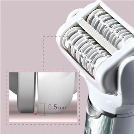 Produktbild Panasonic Epilator ES-EL8C-G503 Operating time (max) 30 min, Number of power levels 3, Wet & Dry, Baltas/Sidab