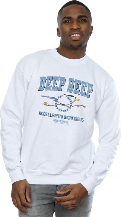 Actual product image Looney Tunes Mens Road Runner Beep Beep Sweatshirt (4XL)