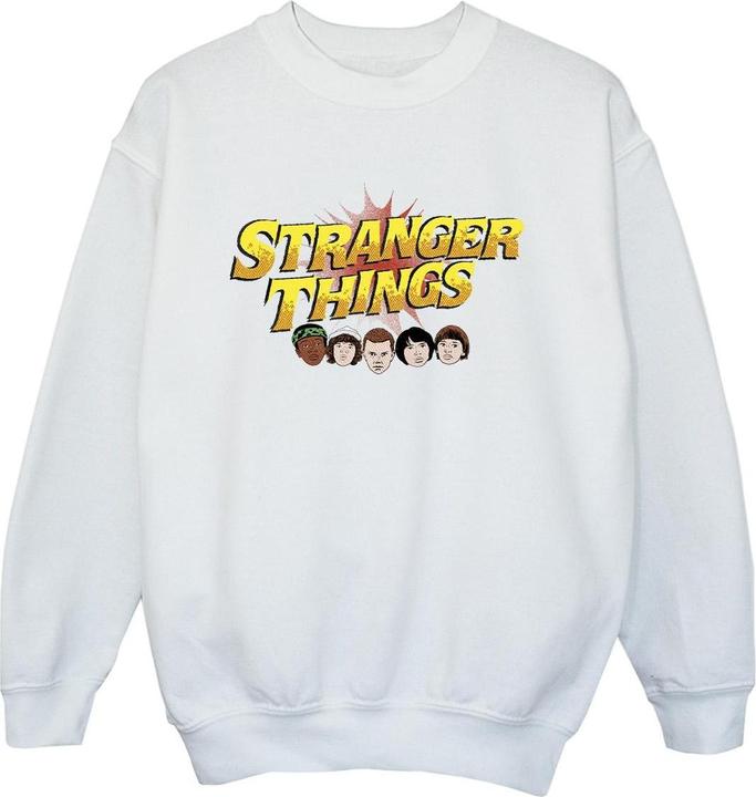Netflix Stranger Things Comic Heads Sweatshirt Jungen
