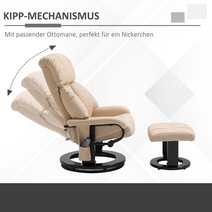Produktbild Swisshandel24 Relaxliege mit Liegefunktion Massagesessel Fernsehsessel Liegesessel Ergonomischer Stuhl Sessel mit