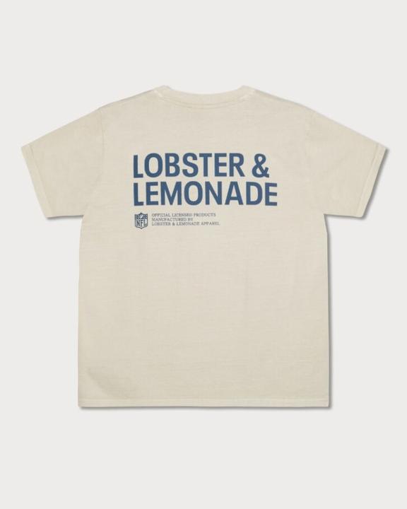 Actual product image Lobster & Lemonade NFL Shield 89 Band T-Shirt cream XL (XL)