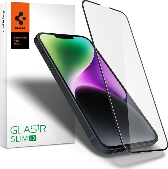 Actual product image Spigen Glas.TR Slim (1 Piece, Apple iPhone 16e)