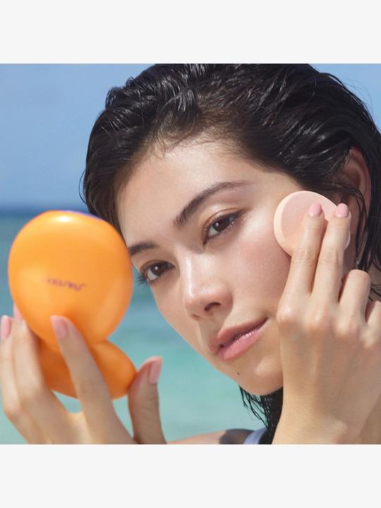 Actual product image Shiseido Sun Make-up Tanning Compact Foundation SPF 10 Honey (Refill) / 12 g (Honey)