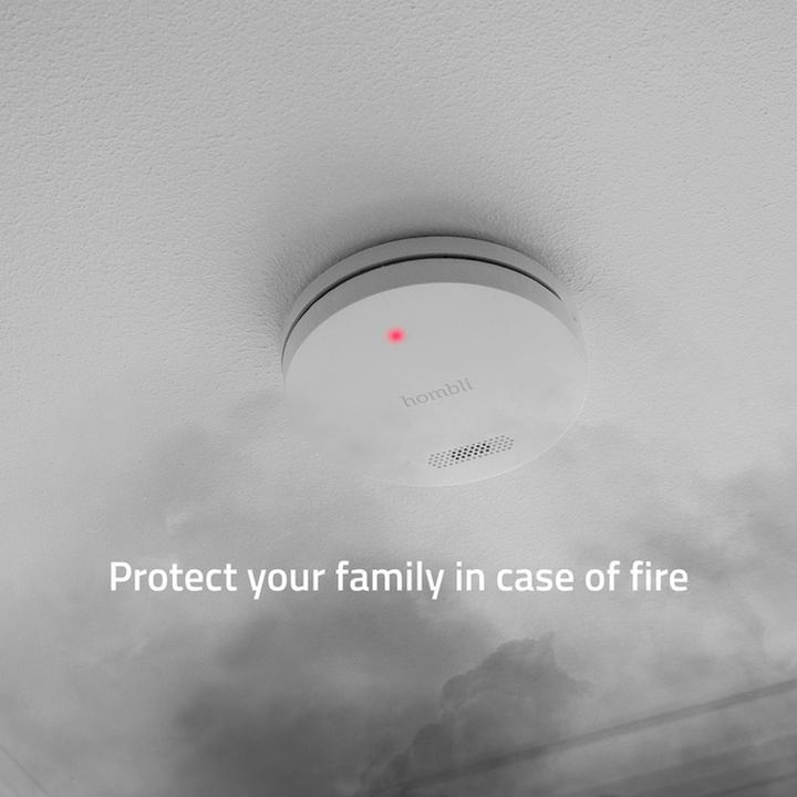 Actual product image Hombli Smart smoke detector