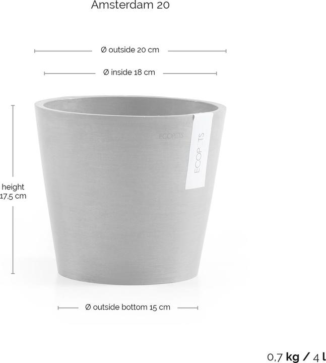 Produktbild Ecopots Amsterdam (20 cm)