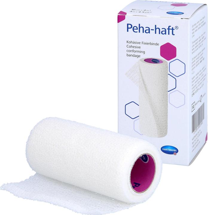 Produktbild Hartmann Peha-haft Latexfrei Fixierbinde 10 cm x 4 m, 1 St. Packung