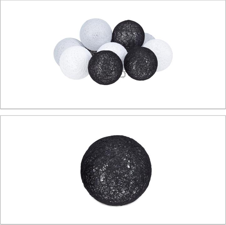Immagine prodotto Relaxdays Catena di luci a LED 10 sfere luminose (0.06 m)