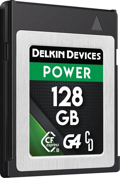 Actual product image Delkin POWER Cfexpress Type B G4 128GB R:1780MB/s W:805MB/s (128 GB, CFexpress type B)
