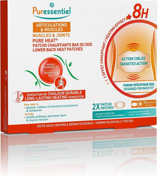 Puressentiel Wärmende Pflaster unterer Rücken (2 x)