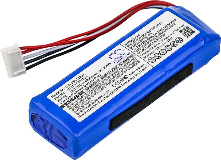 Produktbild NoName Battery for JBL Charge 3 2016 Speaker 6000mAh, 3.7V (1 Stk., Gerätespezifisch)