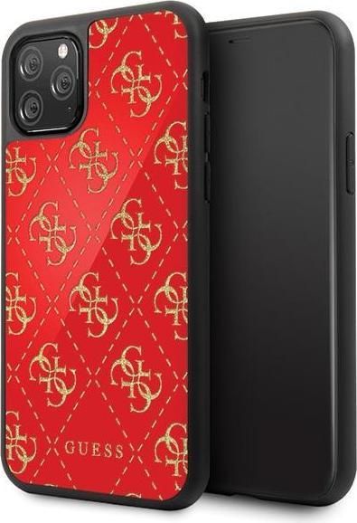 Produktbild Guess Double Layer Glitter 4G für Apple iPhone 11 Pro - red (Apple iPhone 11 Pro)