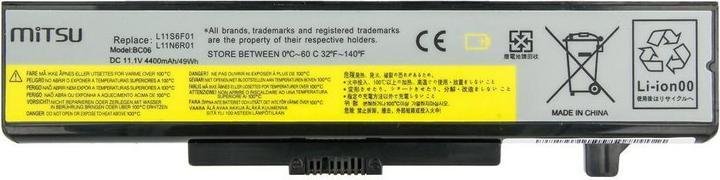 Image du produit Mitsu BATTERY BC/LE-Y480 (LENOVO 4400 MAH 49 WH) - Batterie - Batterie - Batterie (6 cellules, 4400 mAh)