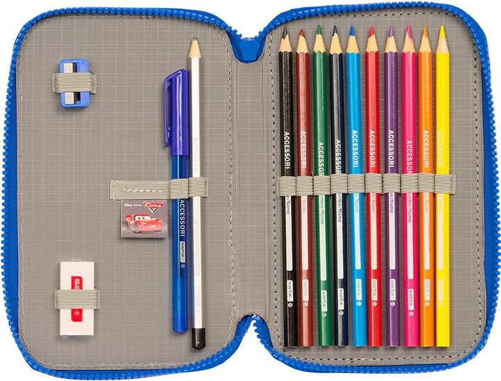 Actual product image Safta Cars ""Race Ready"" case incl. pencils, sharpener and eraser (28 pieces)