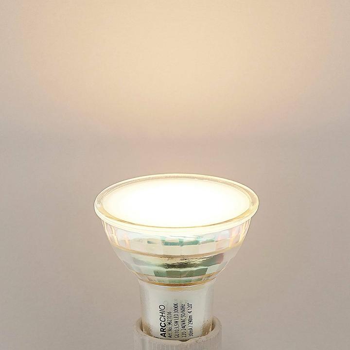 Produktbild Arcchio LED-Reflektor GU10 3,5W 3.000K 120° Glas (GU10, 3.40 W, 290 lm, 1 x, F)