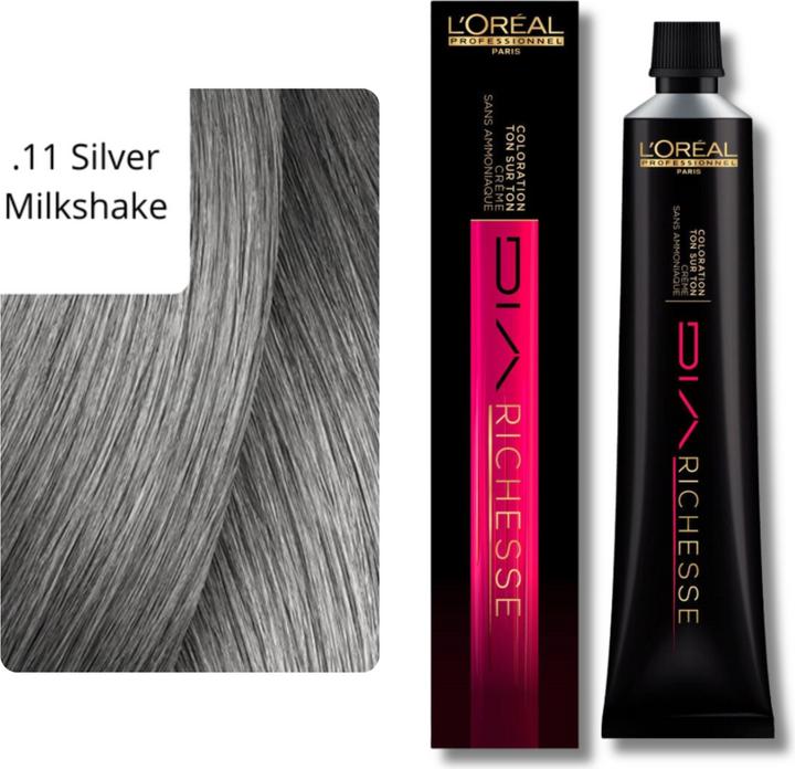 Actual product image L'Oréal Professionnel Dia Richesse (.11 Silver, Tube 50 ml)