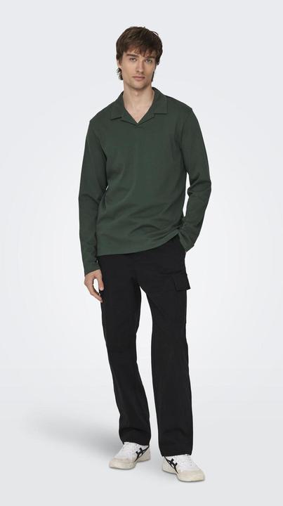 Produktbild Only & Sons Onsbrody Reg Split Neck Ls Polo Polo (S)