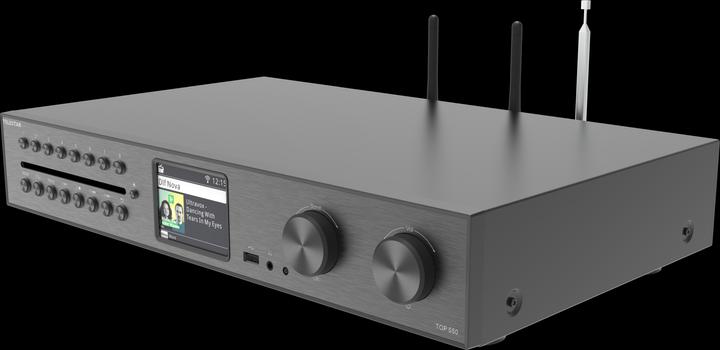 Actual product image Telestar TOP 550 sw All-In-One-System 43cm,Verstärker,CD,Internet/DAB+/UKW,BT (CD player, Bluetooth Receiver)