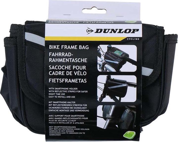 Actual product image Dunlop Torba / sakwa rowerowa na ramę (Czarny) (Frame bag)