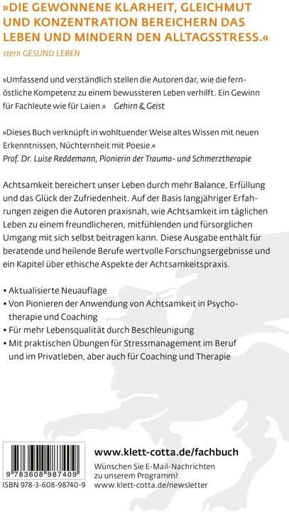 Produktbild Das Achtsamkeitsbuch (Deutsch, Halko Weiss, Michael E. Harrer, Thomas Dietz, 2023)