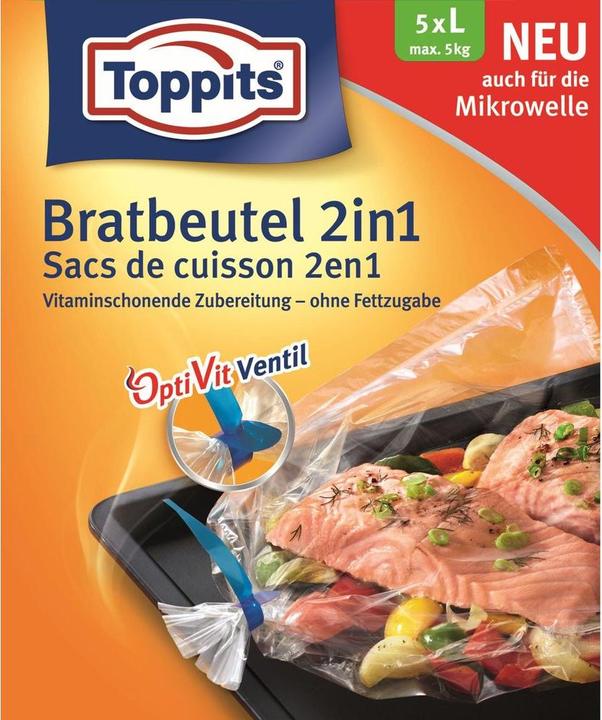 Toppits Bratbeutel 2in1 (5 x)