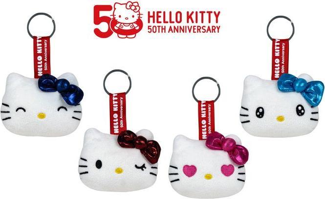 Play by Play PBP Hello Kitty Plüsch-Schlüsselanhänger, 7 cm, (Assortiert - 1 Stück)