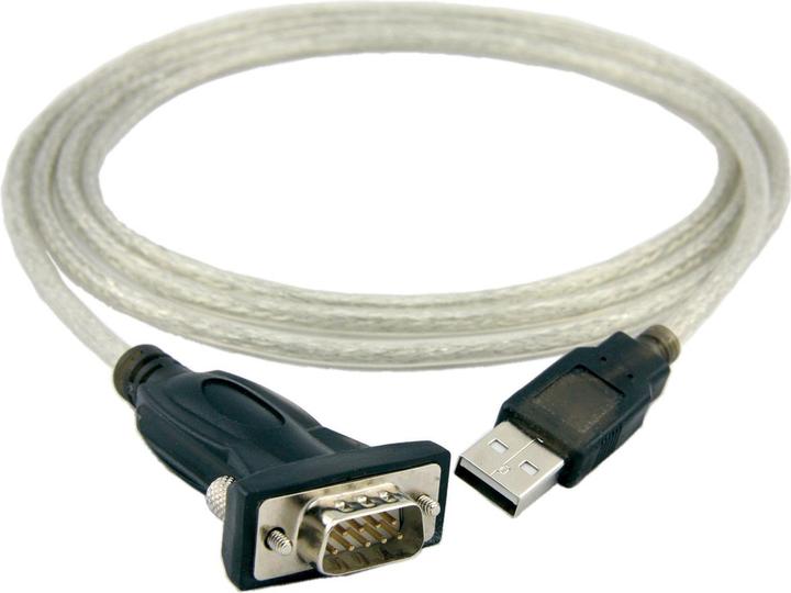 Produktbild Roline Konverter-Kabel USB-seriell (1.80 m)