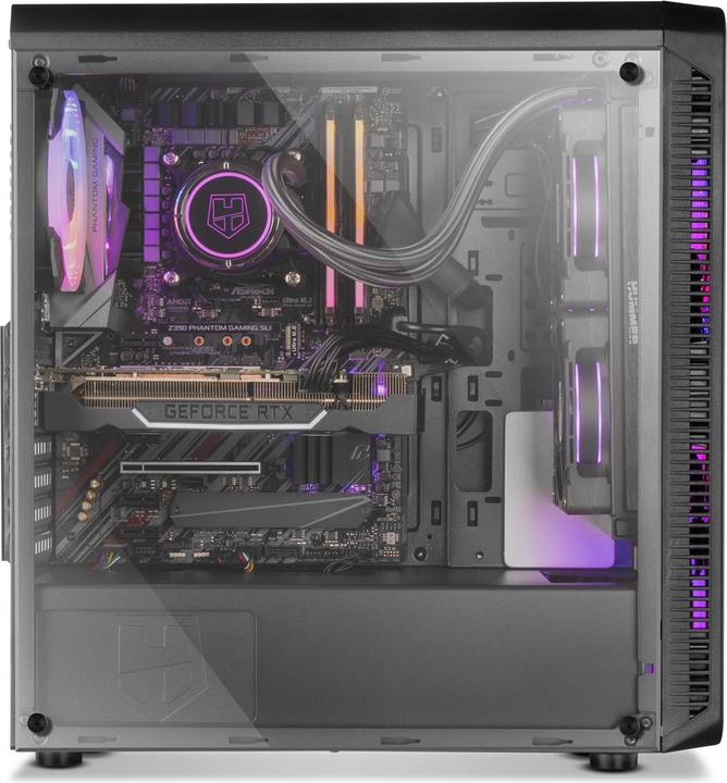 Actual product image Nox ATX TOWER HUMMER TGM RAINBOW RGB - Tower (mATX, Mini-ITX, ATX)