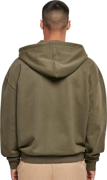 Immagine prodotto Build Your Brand Felpa con Cappuccio e Zip Intera Ultra Pesante Uomo (L)