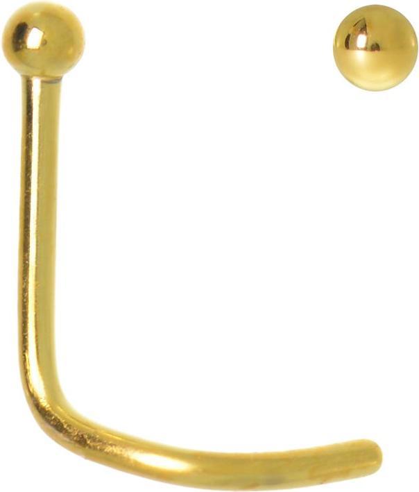 Bijouteria Nasenpiercing (PVD Beschichtung (goldfarbig), Chirurgenstahl 316L)